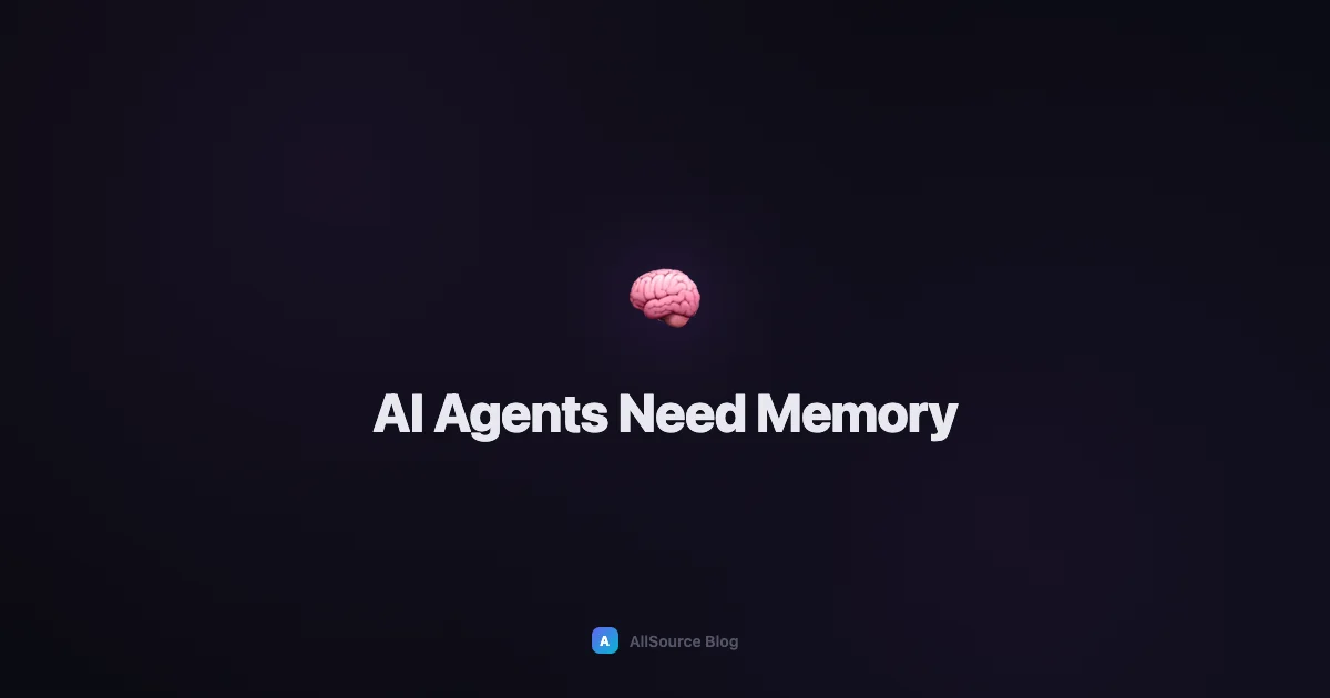 Your AI Agents Need Memory, Not Just Storage