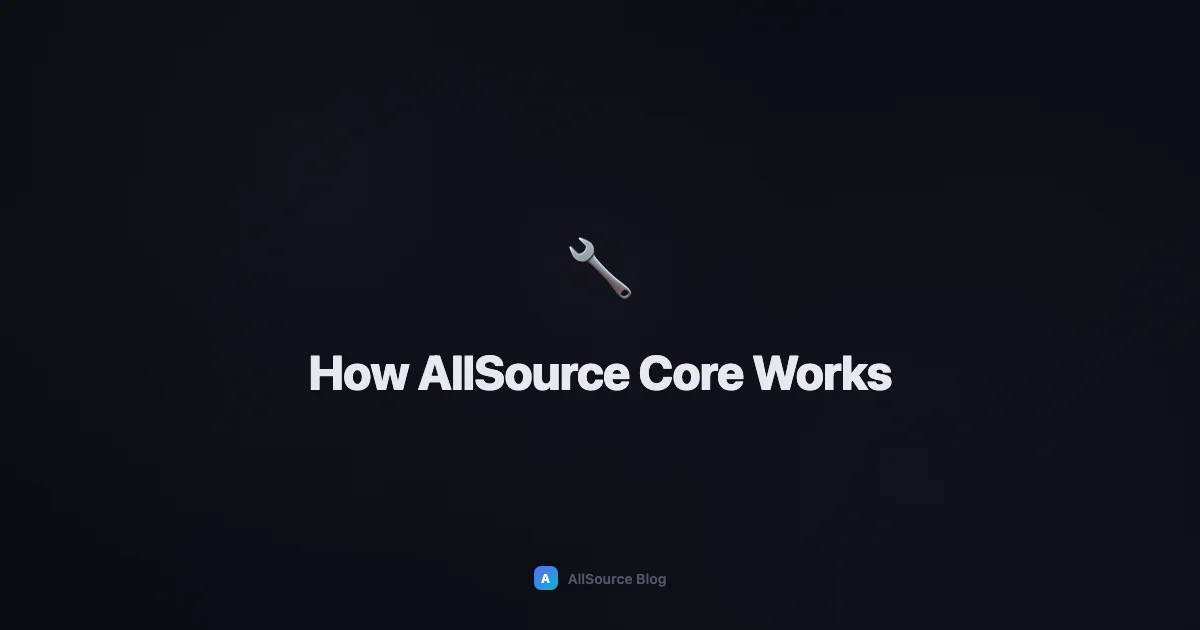 How AllSource Core Works: WAL, Parquet, and DashMap