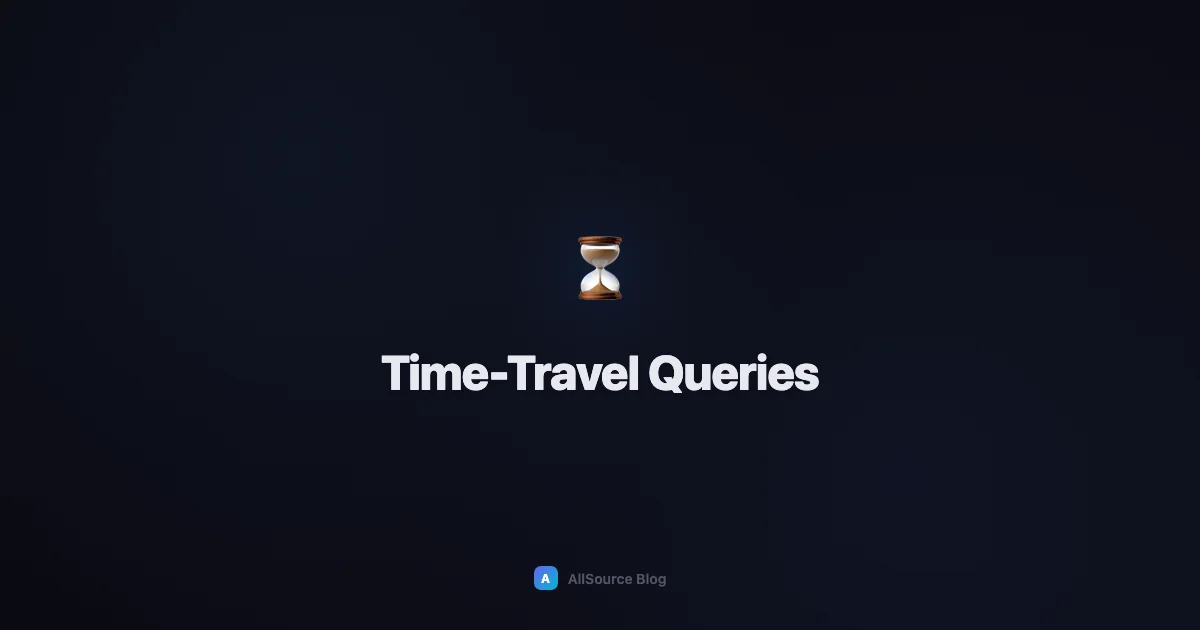 Time-Travel Queries Explained